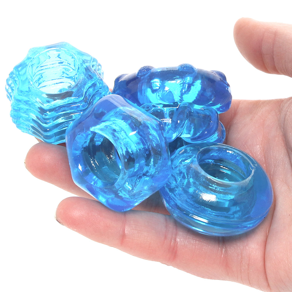 Enhancer Five Piece Cock Ring Set - Tophatter's Adult Sex Toys Online Cock Rings - Tophatter Daily Deals