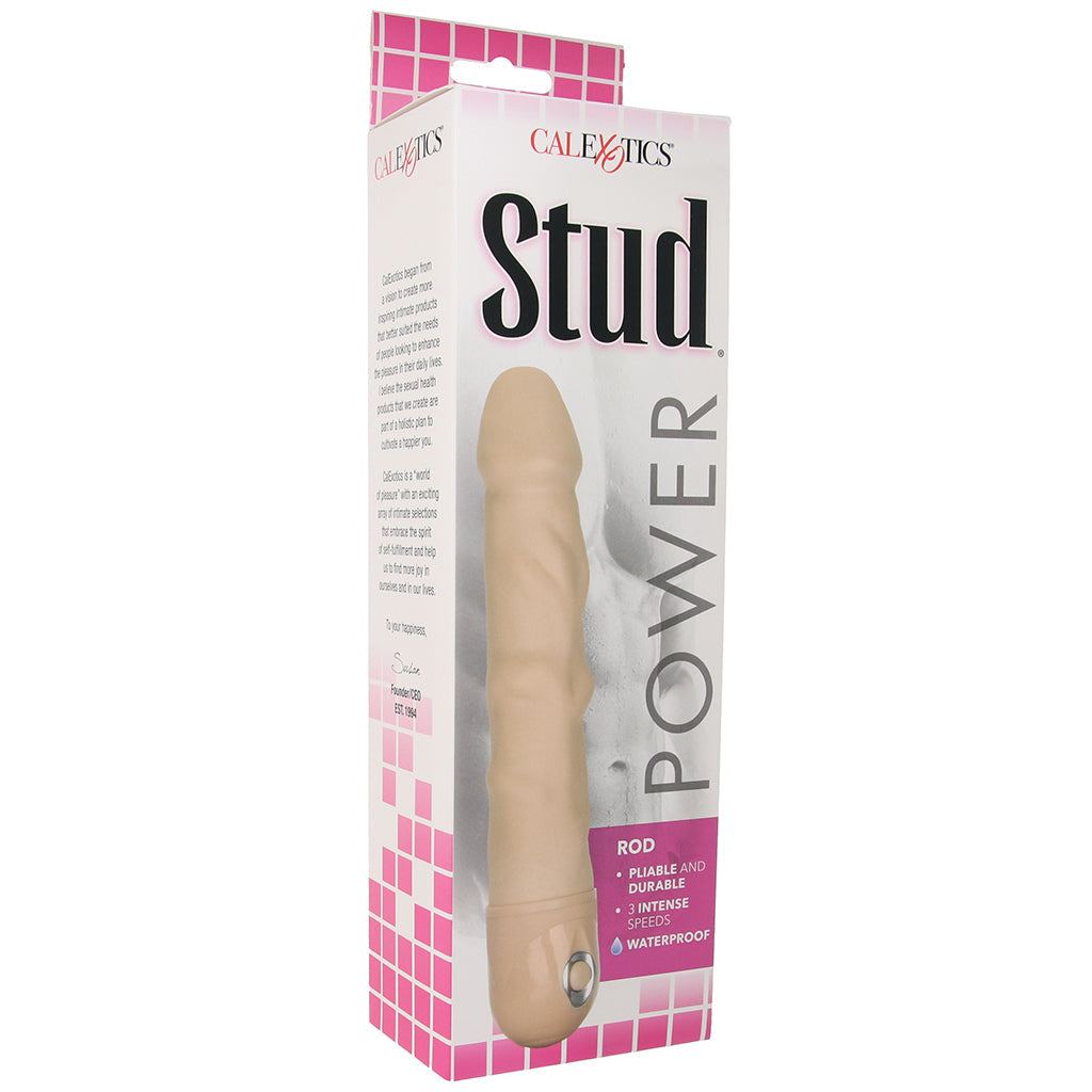 Waterproof Power Stud Rod Vibe in Ivory Dildo Sex Toys > Vibrating Dildos - Tophatter Daily Deals