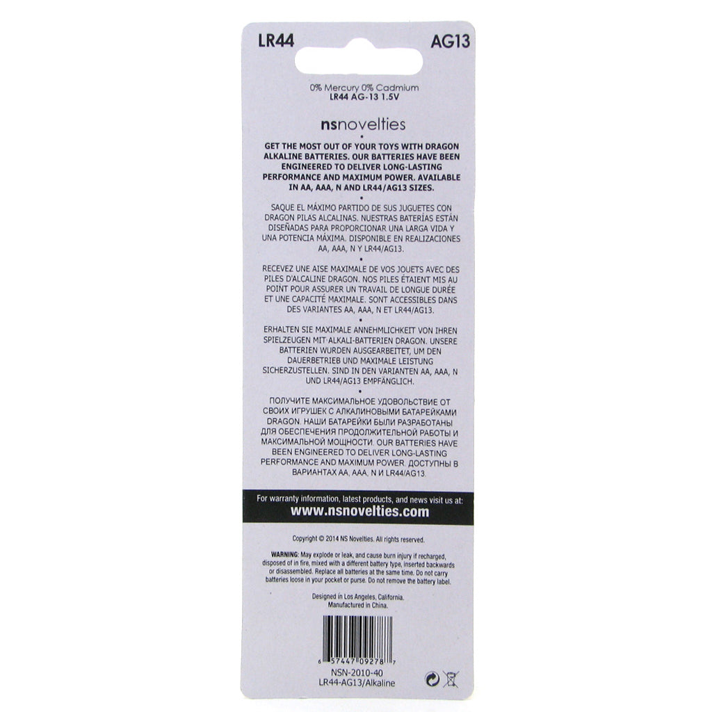 Dragon Alkaline LR44/AG13 Watch Batteries 10 Pack Batteries - Tophatter Daily Deals
