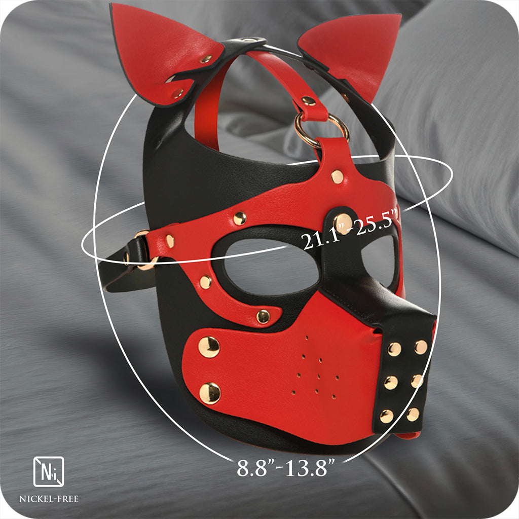 Master Series Hound Hood with Muzzle - Tophatter's Adult Sex Toys Online Bondage and Fetish > Pleasure Masks and Dress Up Play - Tophatter Daily Deals