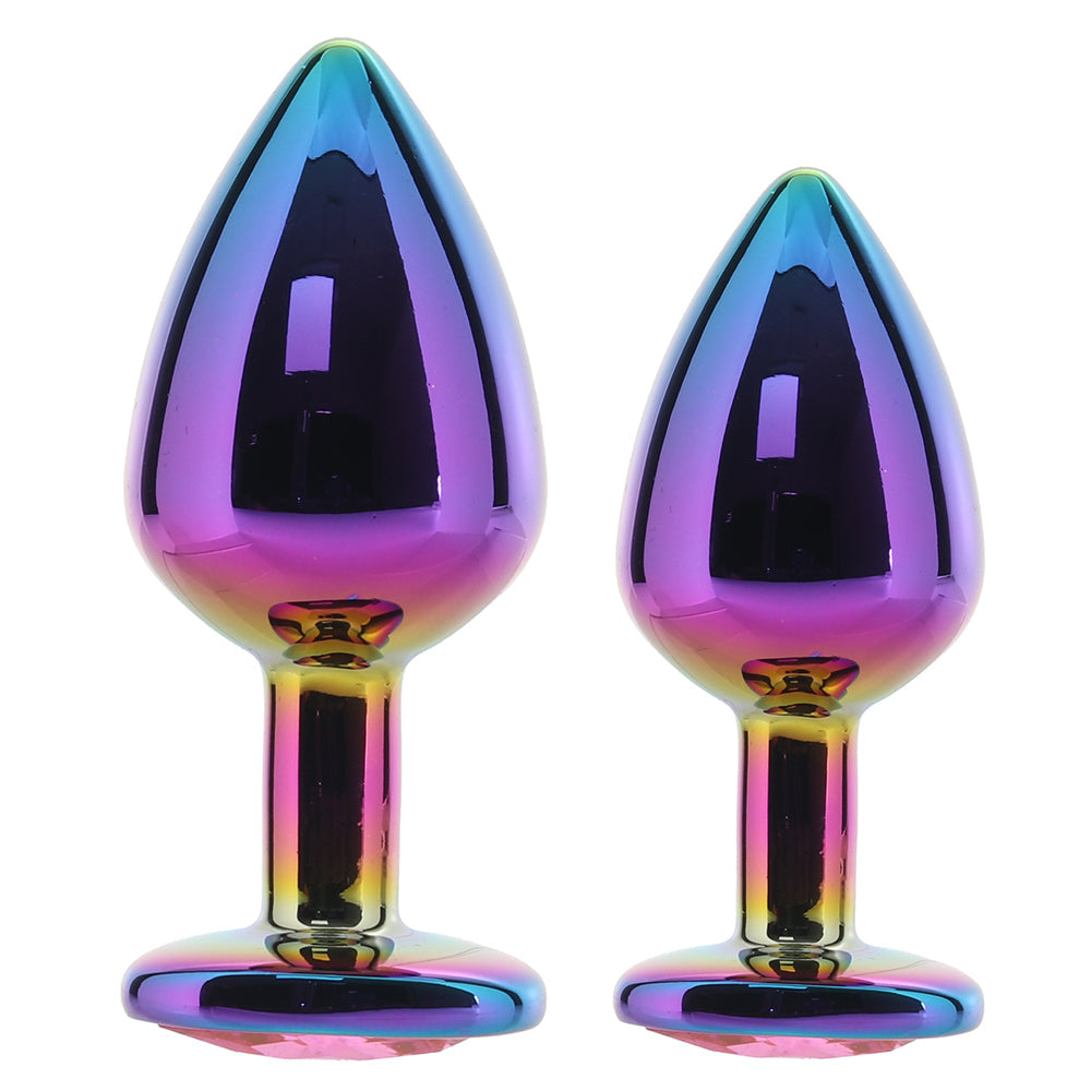 Gemsations Heart Gem Aluminum Anal Training Set Anal Sex Toys > Butt Plugs - Tophatter Daily Deals