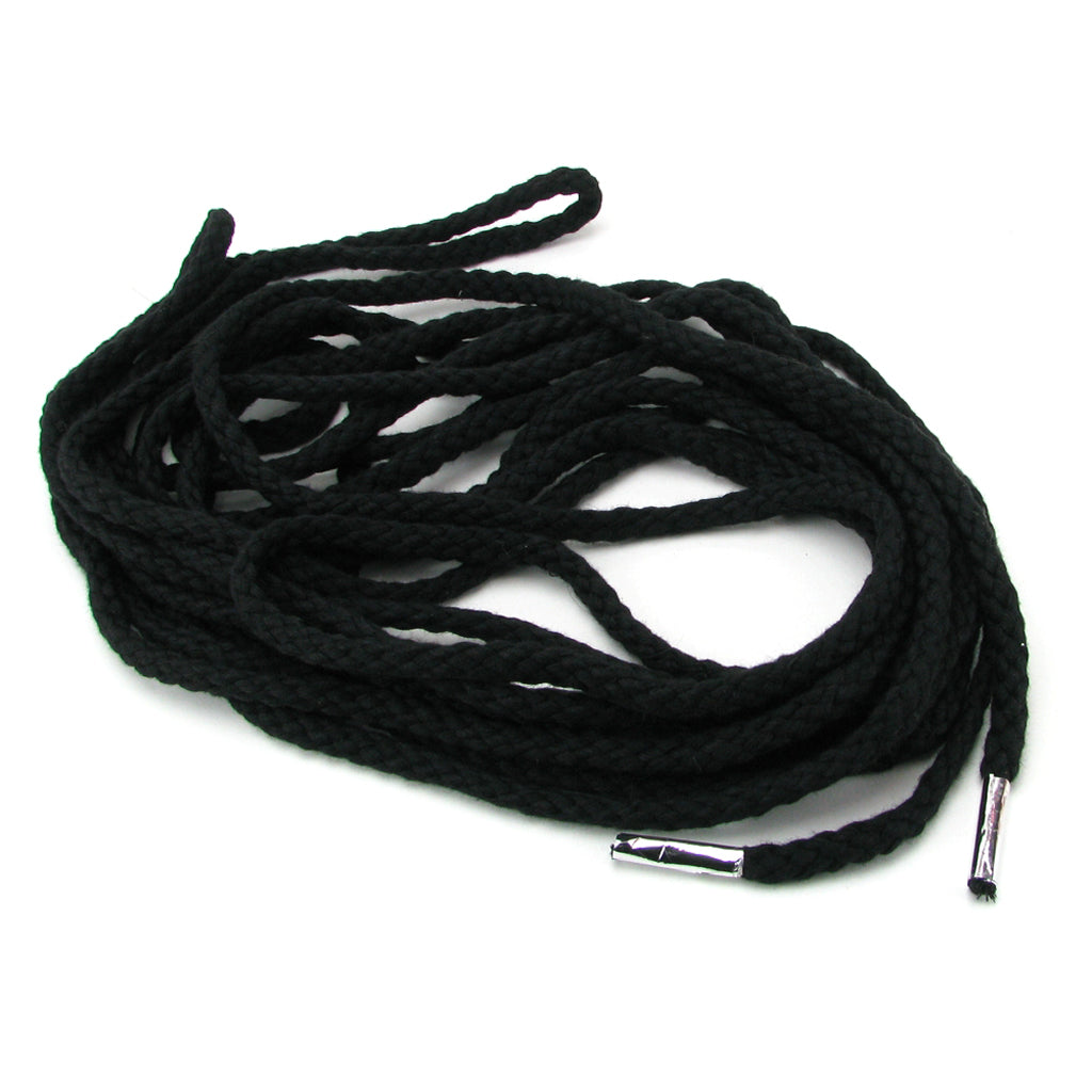 Fetish Fantasy Series 35 Foot Japanese Silk Rope in Black - Tophatter's Adult Products Bondage and Fetish > Restraints - Tophatter Daily Deals
