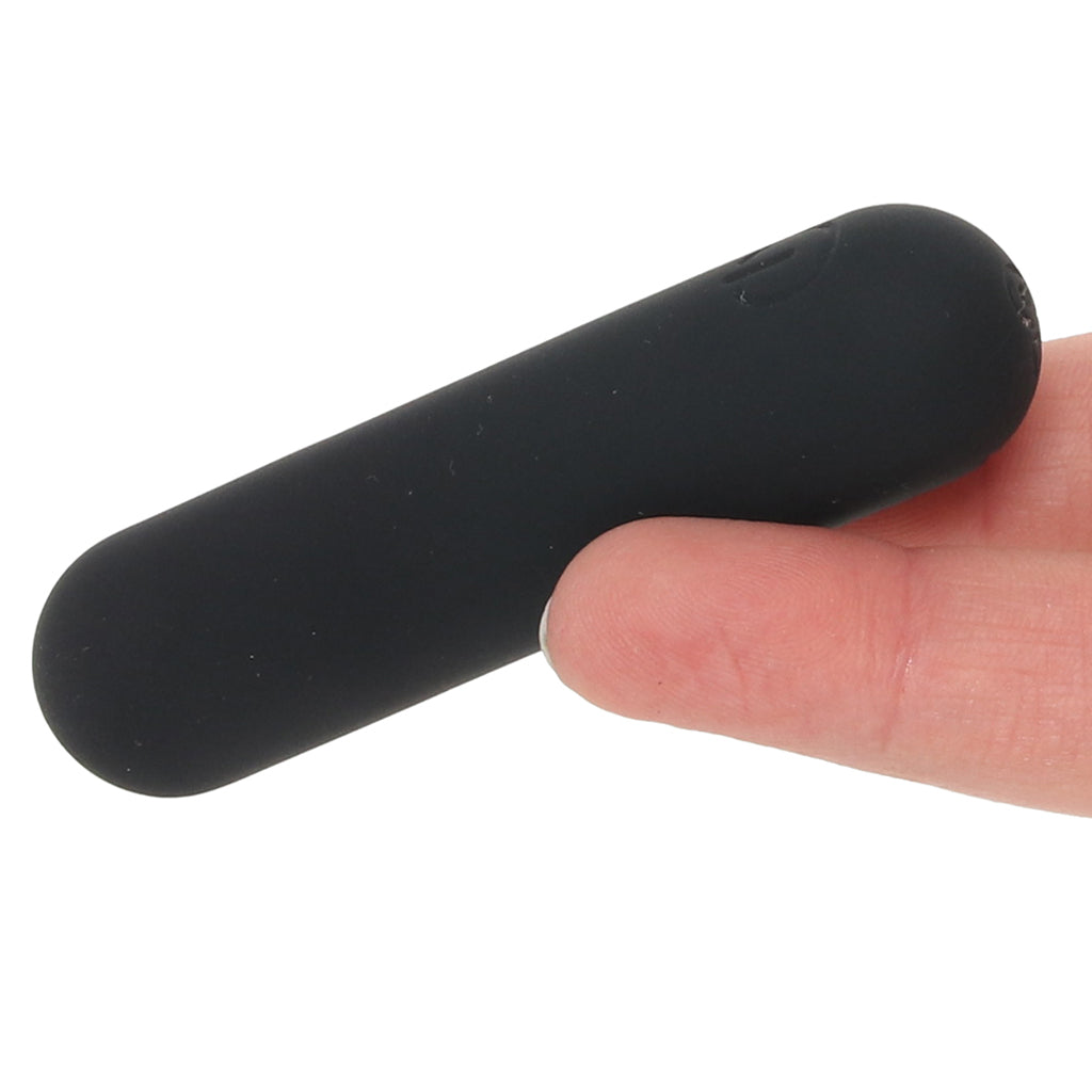 Bang! Flexible Silicone Bullet Vibe in Black - Tophatter's Adult Sex Toys Online Vibrators > Bullet and Egg Vibrators - Tophatter Daily Deals