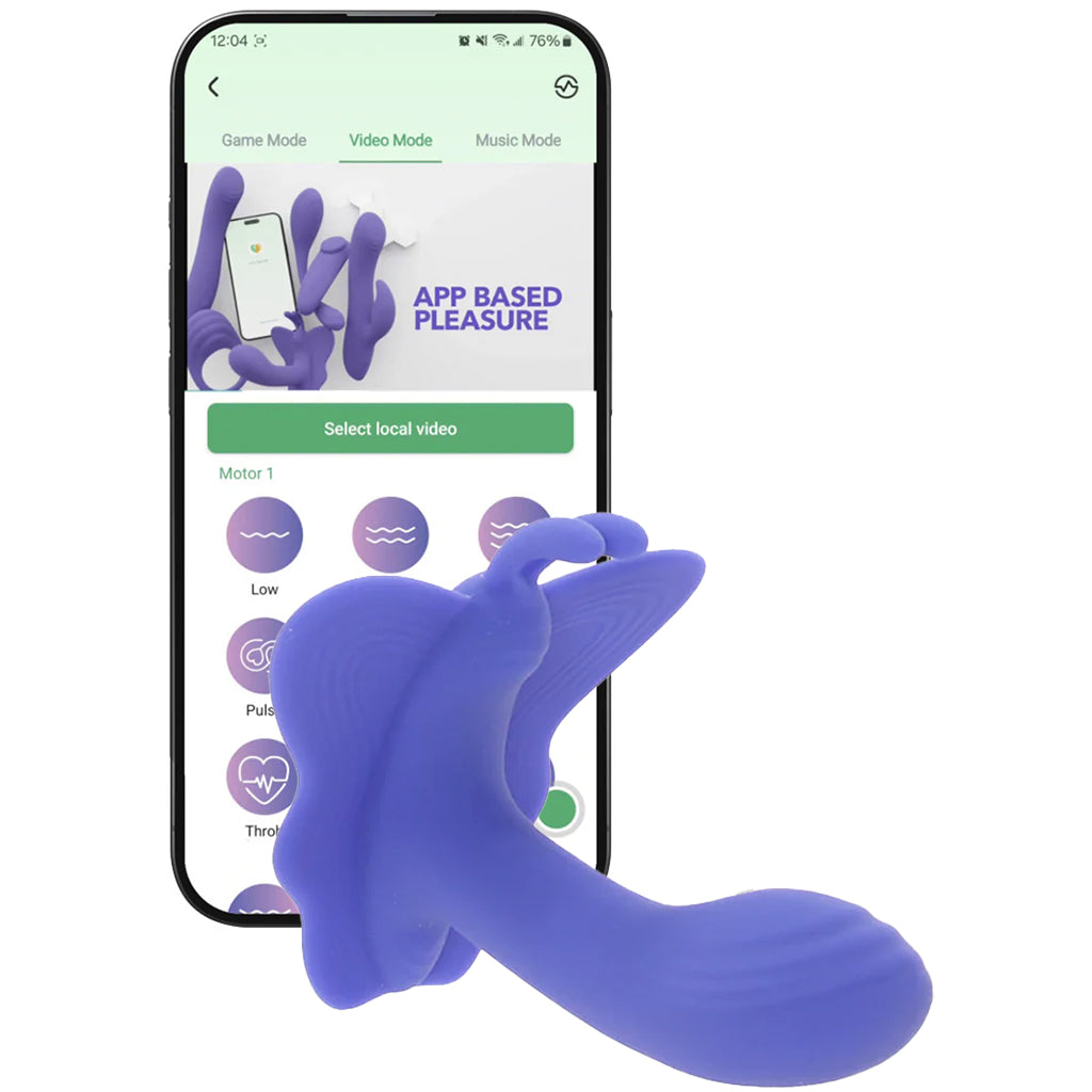 Connect App Controlled Venus Butterfly Wearable Vibe Vibrators > Wearable & Panty Vibrators - Tophatter Daily Deals