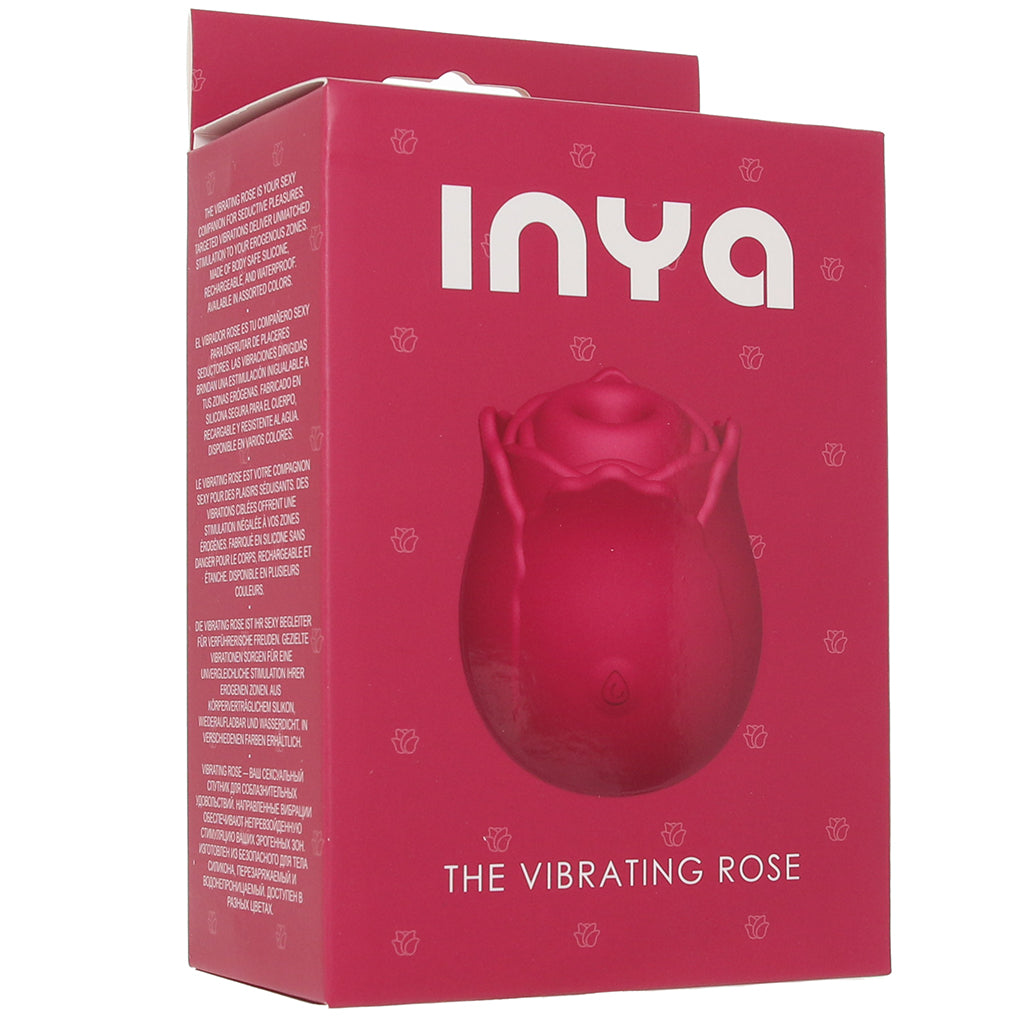 Inya The Vibrating Rose in Red Vibrators > Clitoral Stimulators - Tophatter Daily Deals