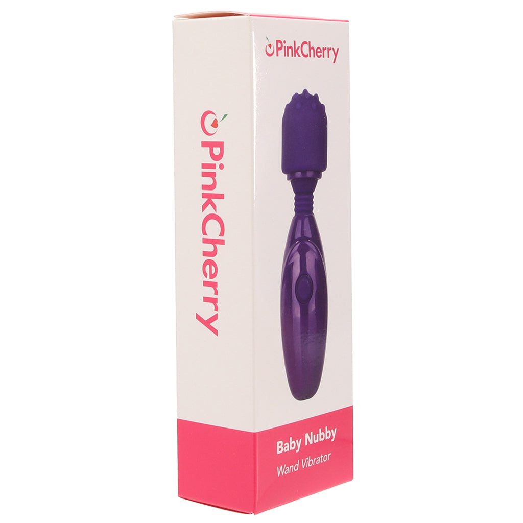PinkCherry Baby Nubby Rechargeable Mini Wand Vibrators > Clitoral Stimulators - Tophatter Daily Deals