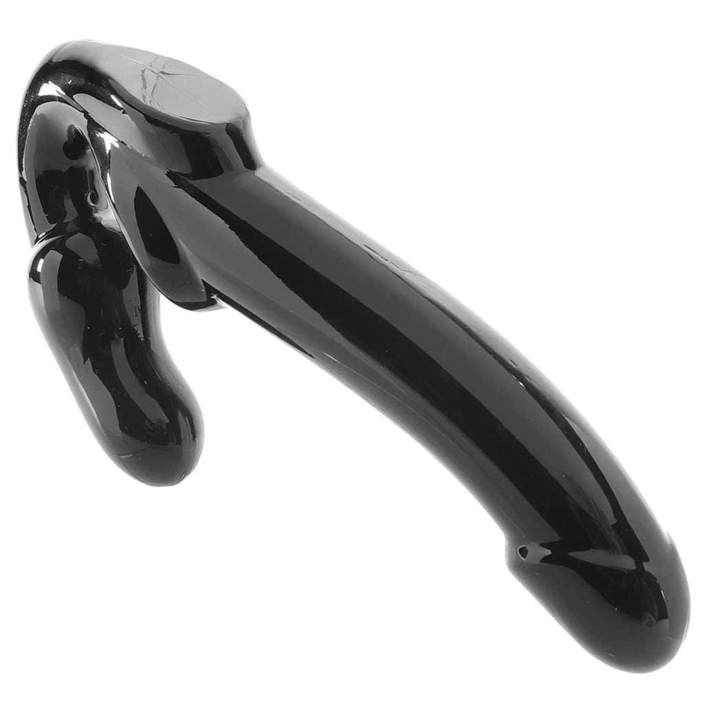 Strap U Revolver Strapless Strap-On Dildo in Black Dildo Sex Toys > Strap-On and Harnesses - Tophatter Daily Deals