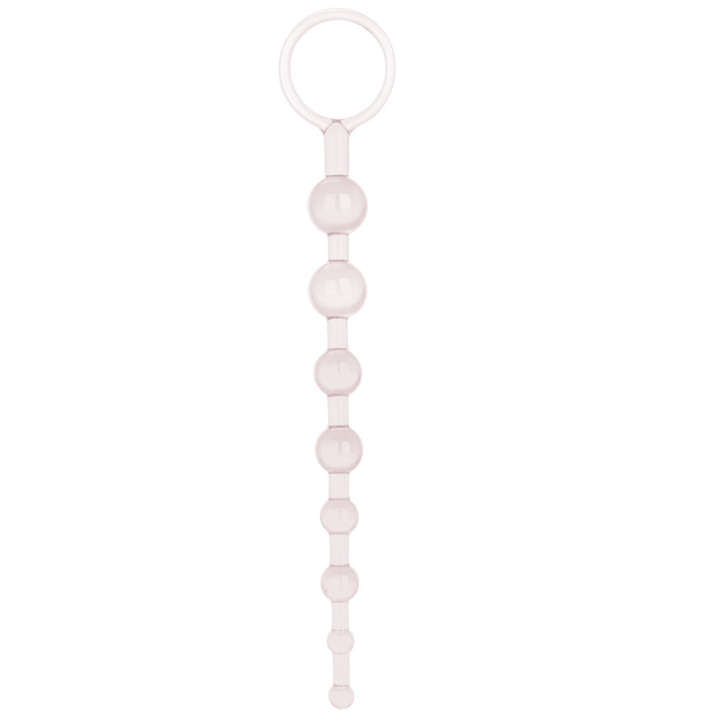 Shane's World Anal 101 Intro Beads in Clear Anal Sex Toys > Anal Beads - Tophatter Daily Deals