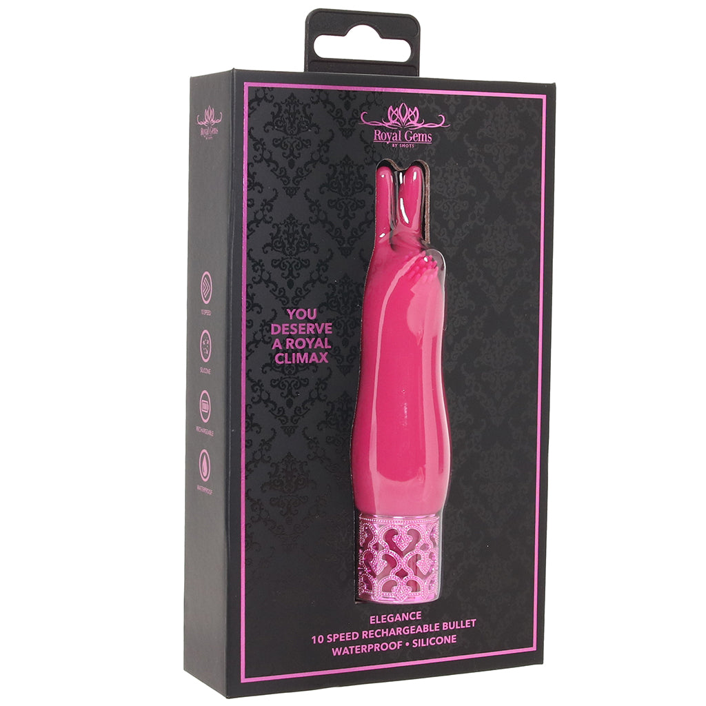 Royal Gems Elegance Bullet Vibe in Pink Vibrators > Bullet and Egg Vibrators - Tophatter Daily Deals