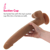 Size Queen 12 Inch Dildo in Brown Dildo Sex Toys > Realistic Dildos - Tophatter Daily Deals