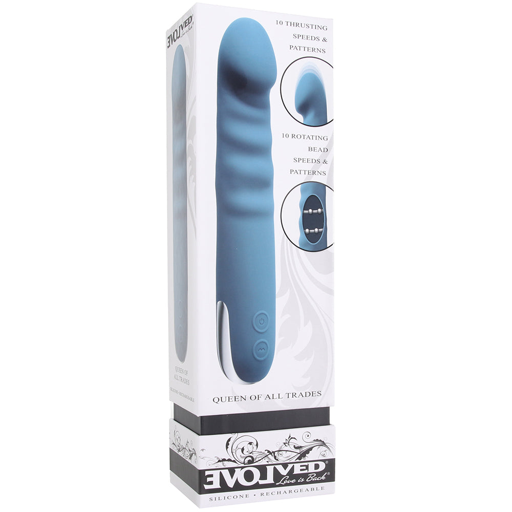 Queen Of All Trades Thrusting Vibe - Tophatter's Vibrator Deals Online Vibrators > G-Spot Vibrators - Tophatter Daily Deals