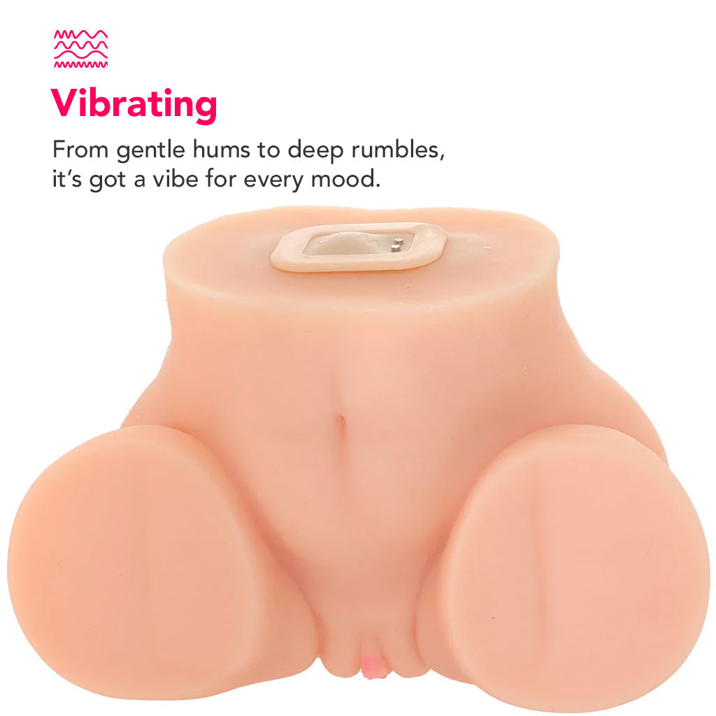 PDX Elite Shake That Ass Vibrating Masturbator in Light Male Masturbators > Realistic Butts - Tophatter Daily Deals