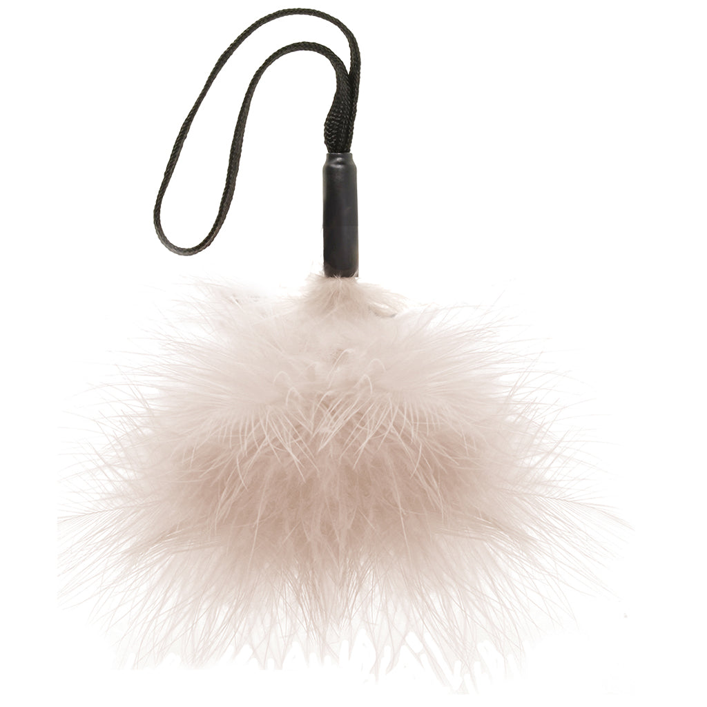 S&M Peaches 'n CreaMe Wrist Feather Ticker in Cream - Tophatter's Adult Sex Toys Online Sensual Love > Ticklers & Teasers - Tophatter Daily Deals
