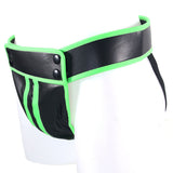 Ouch! Glow In The Dark Striped Pouch Jock Strap /XL Bondage and Fetish > Men's Bondage Wear - Tophatter Daily Deals