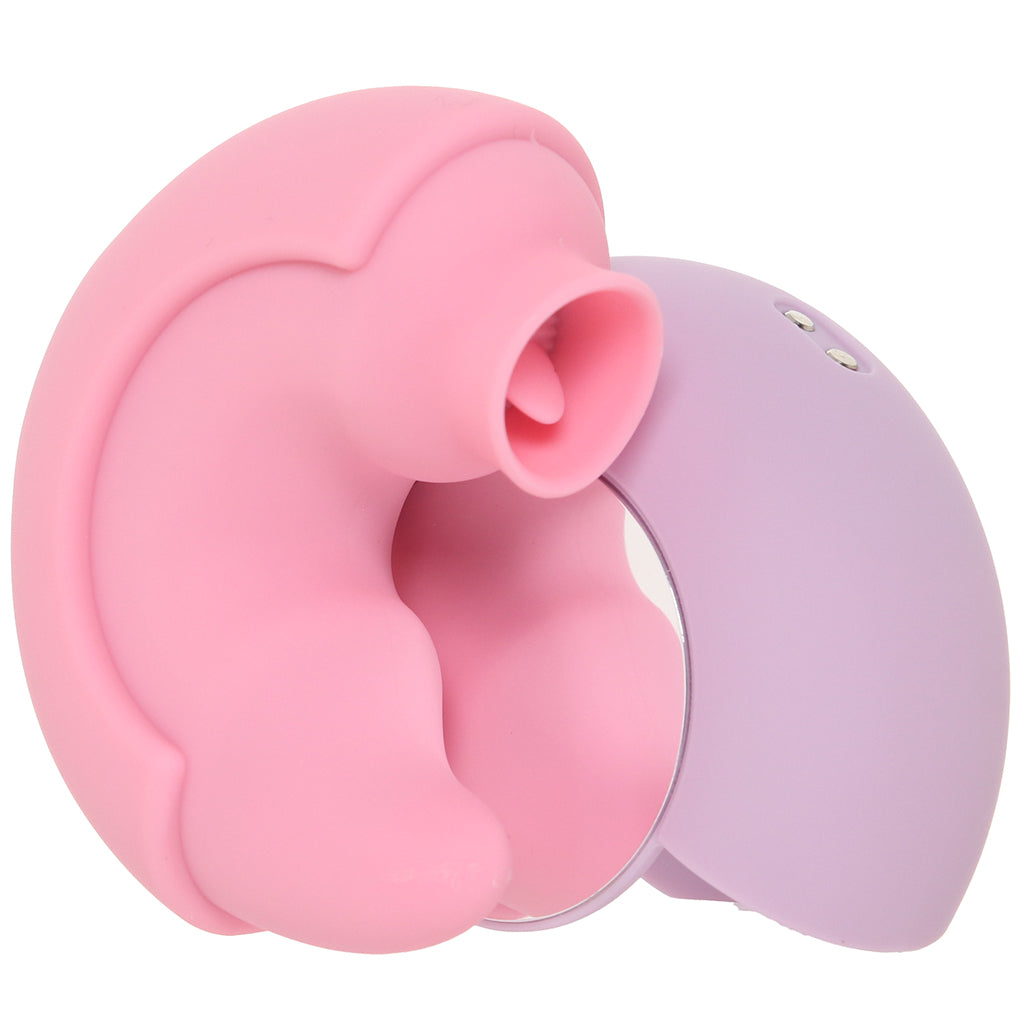Play with Me Pout & Play Compact Dual Vibe Vibrators > Clitoral Stimulators - Tophatter Daily Deals