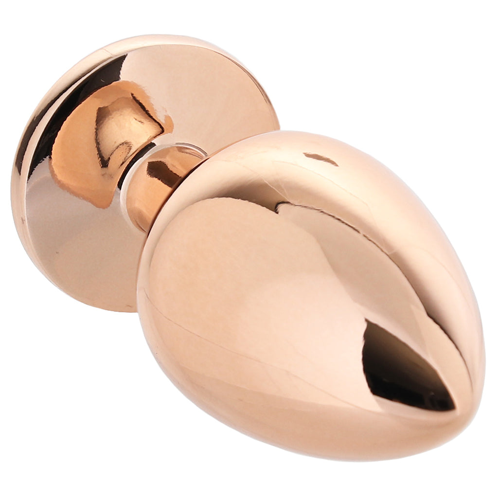 Rear Assets Round Gem Metal Plug Kit in Rose Anal Sex Toys > Butt Plugs - Tophatter Daily Deals