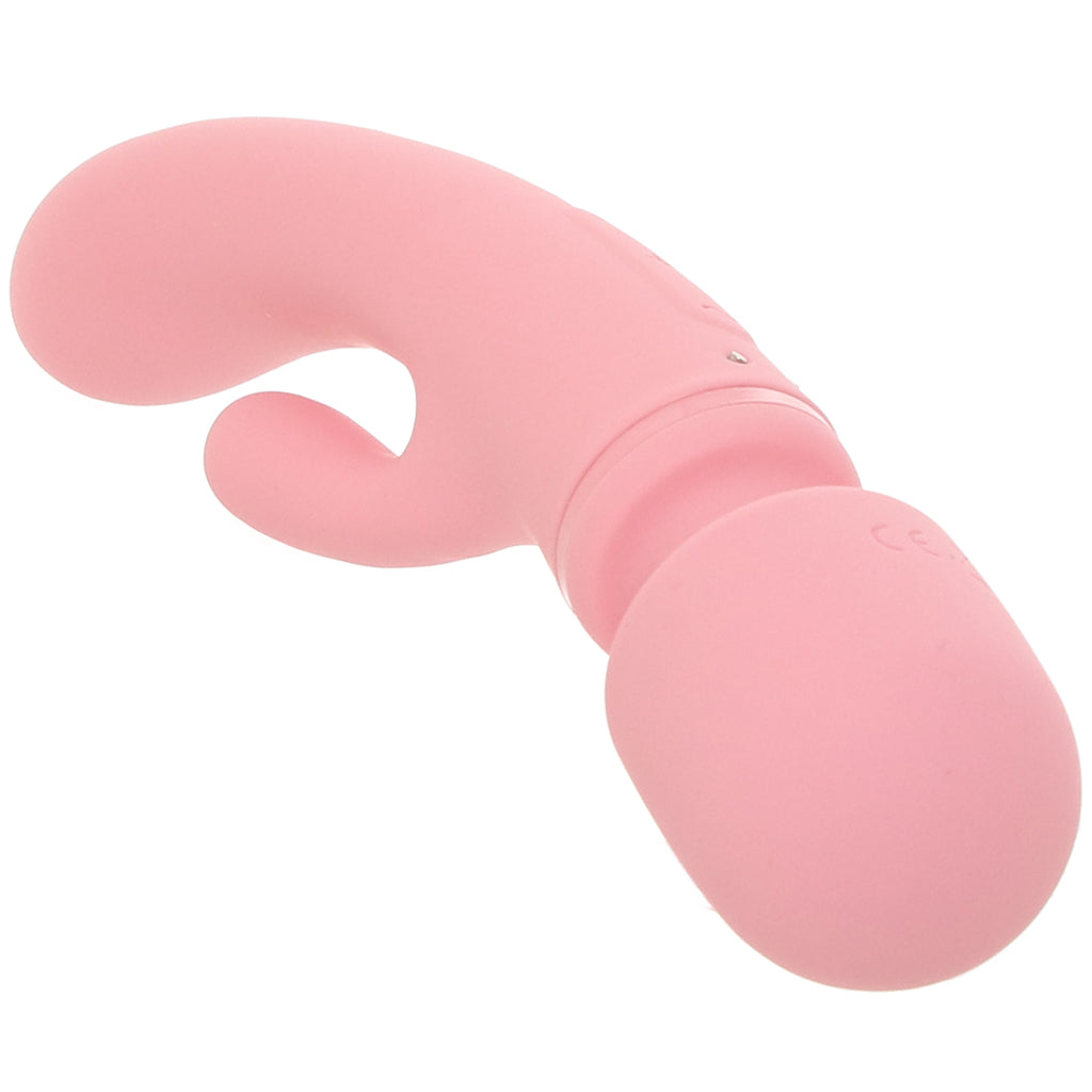 Satisfyer Triple Lover Rabbit Wand Hybrid Vibe in Pink Vibrators > Rabbit Vibrators - Tophatter Daily Deals