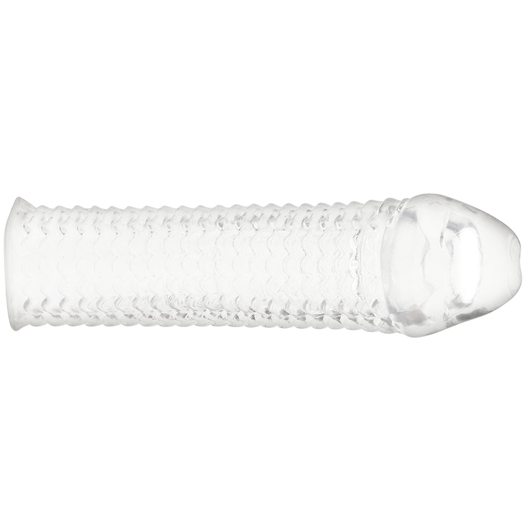 Blue Line 6.5 Inch Clear Textured Extension Sleeve Male Enhancement > Extenders and Sleeves - Tophatter Daily Deals