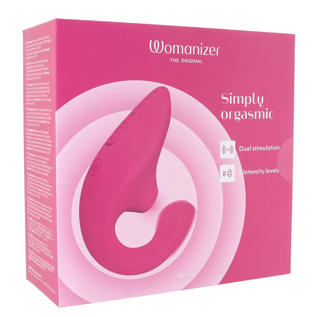 Womanizer Blend Dual Stimulator in Pink - Tophatter's Vibrator Deals Online Vibrators > G-Spot Vibrators - Tophatter Daily Deals