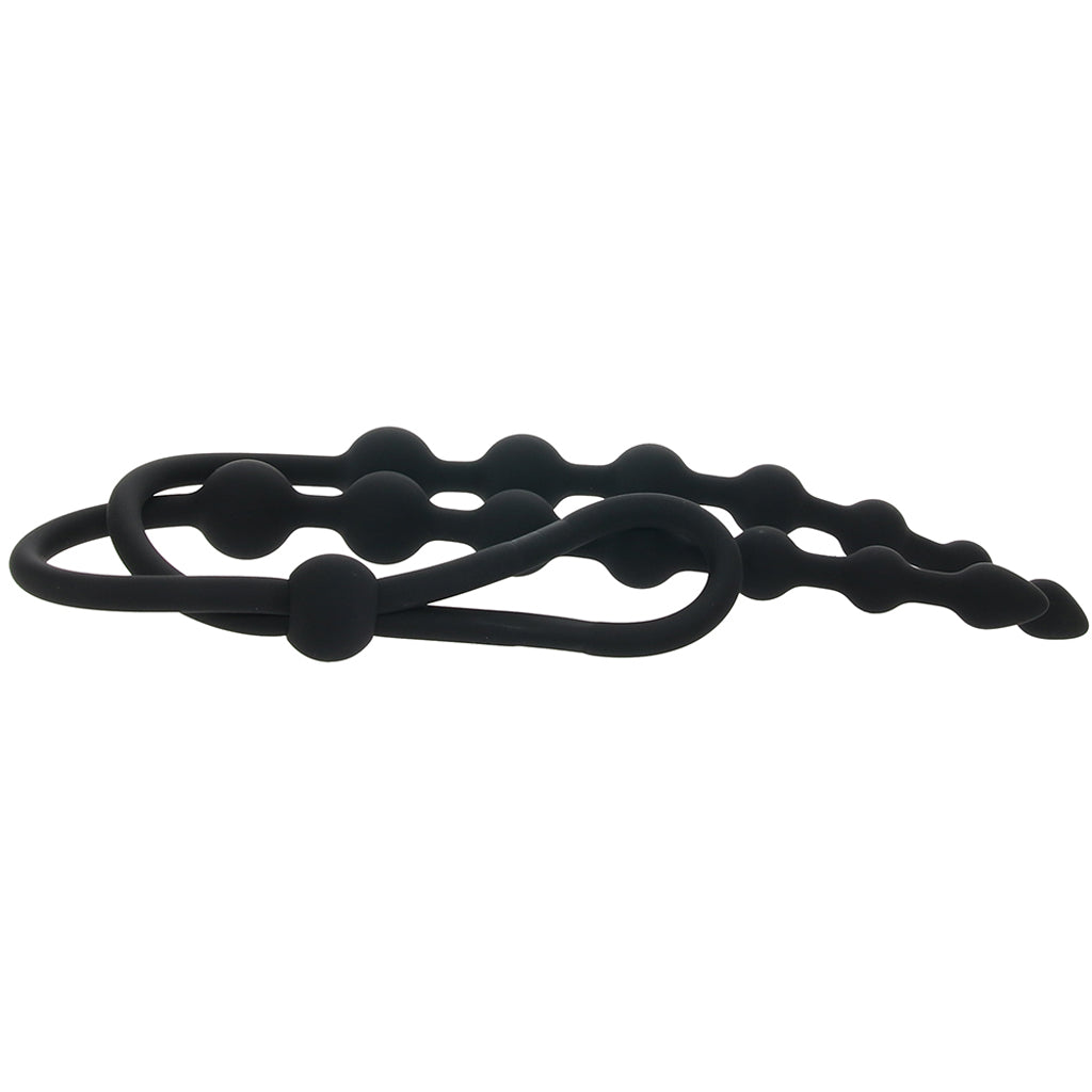 Ass-Station Dual Silicone Anal Beads - Tophatter's Adult Sex Toys Online Anal Sex Toys > Anal Beads - Tophatter Daily Deals