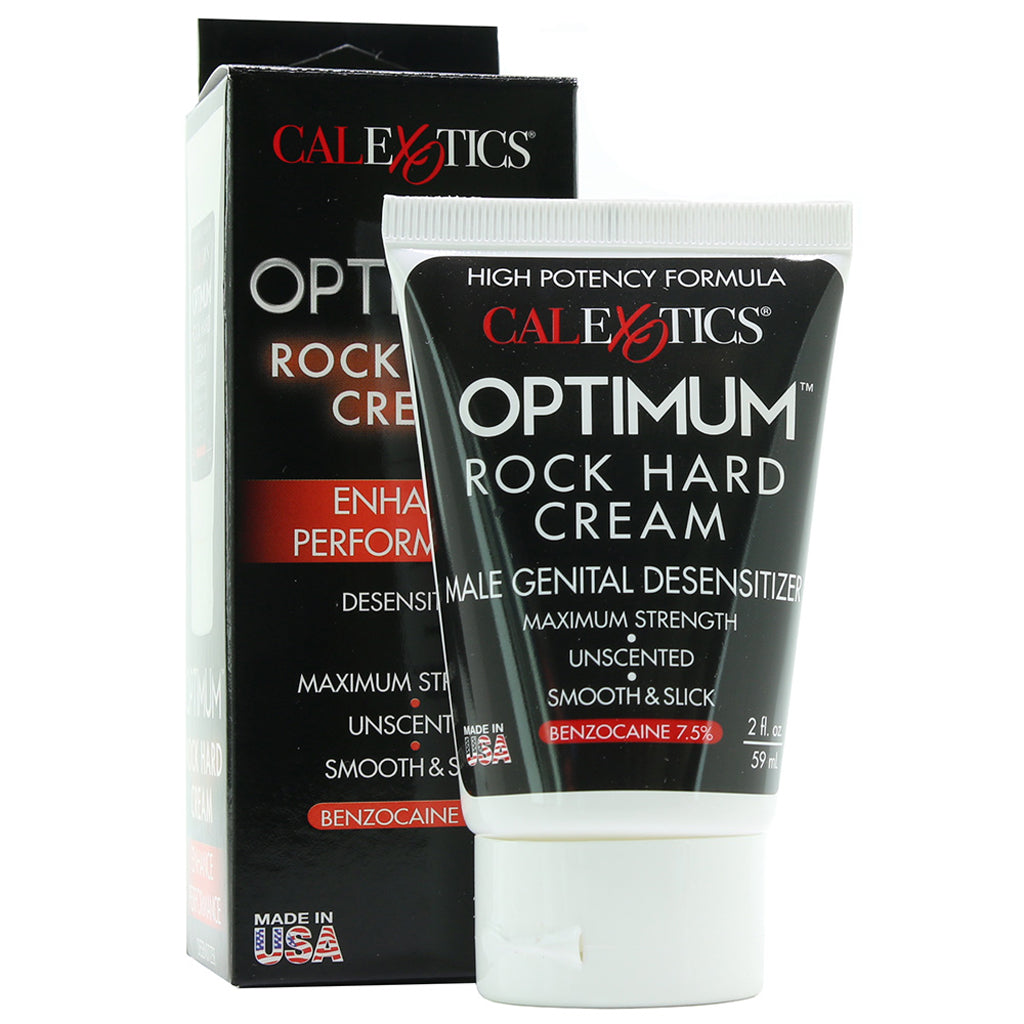 Optimum Rock Hard Cream in 2oz Lubes and Lotions > Sexual Stimulants - Tophatter Daily Deals