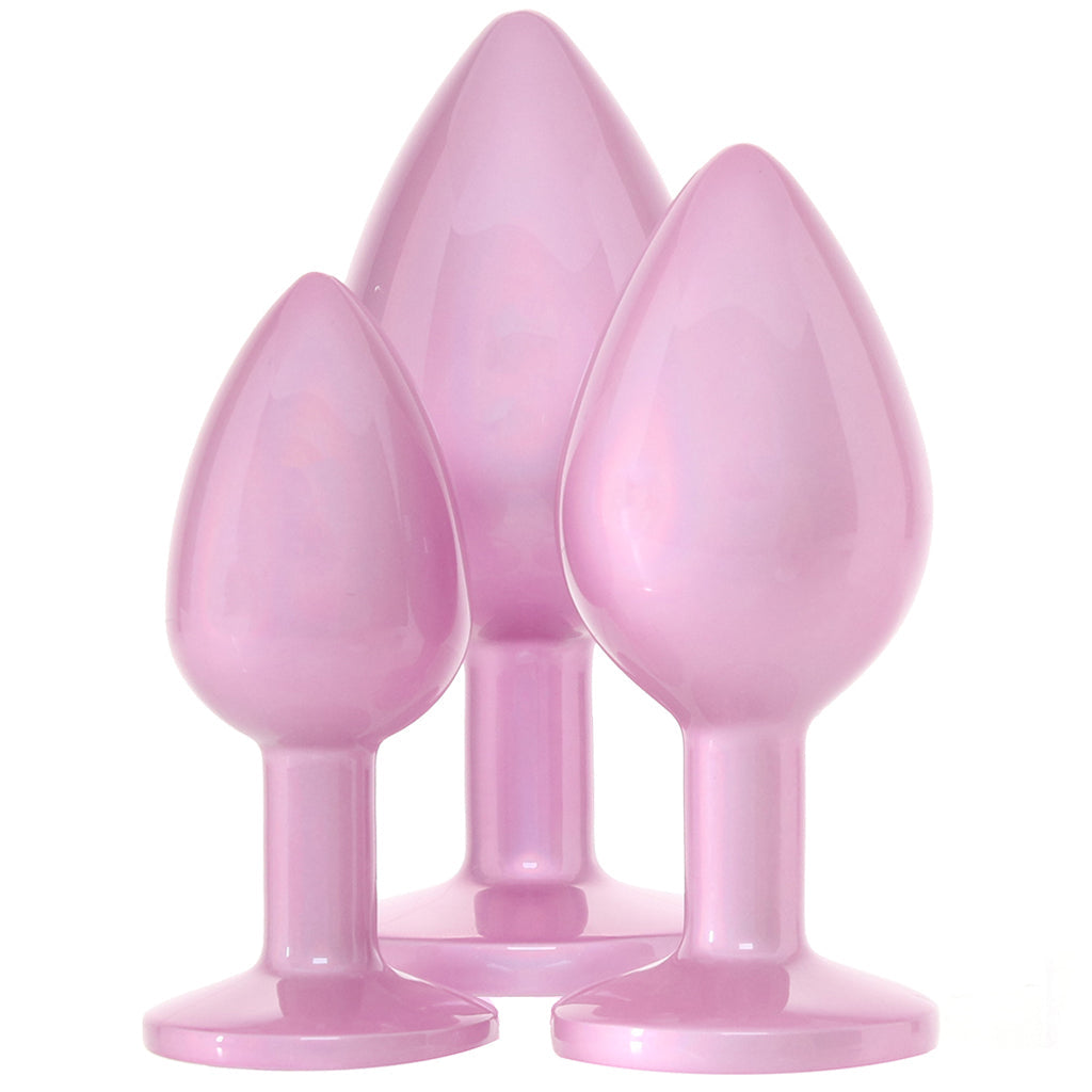 Rear Assets 3 Piece Metal Plug Set - Tophatter's Adult Sex Toys Online Anal Sex Toys > Butt Plugs - Tophatter Daily Deals