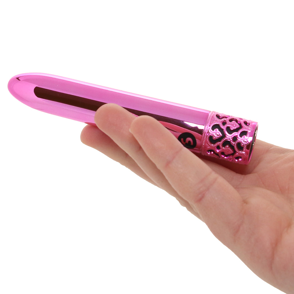 Royal Gems Shiny Bullet Vibe in Pink Vibrators > Bullet and Egg Vibrators - Tophatter Daily Deals