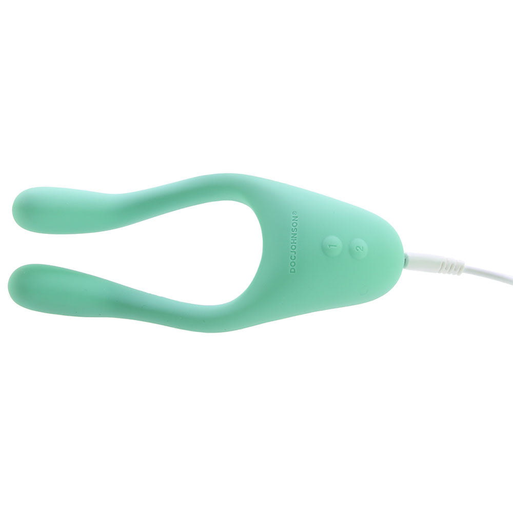 Tryst V2. Multi-Erogenous Silicone Vibe in Mint Vibrators > Clitoral Stimulators - Tophatter Daily Deals