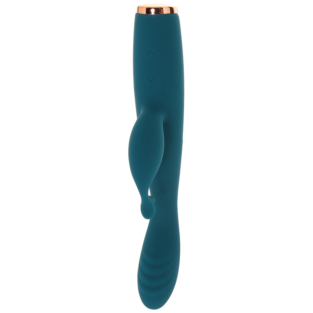 Luxe Skye Slim Rabbit Vibe in Teal - Tophatter's Adult Sex Toys Online Vibrators > Rabbit Vibrators - Tophatter Daily Deals