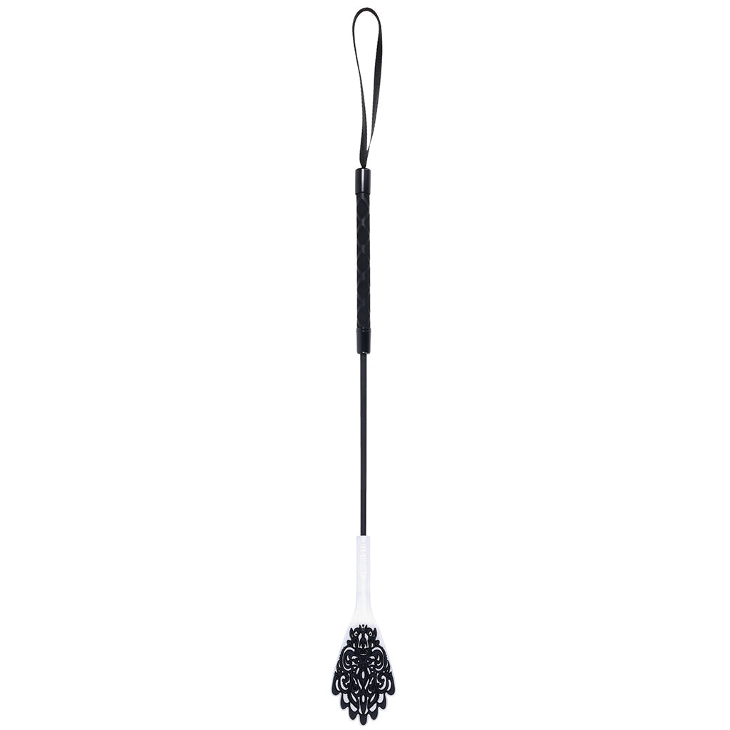 Sex & Mischief Lace Silicone Impression Crop - Tophatter's Adult Sex Toys Online Bondage and Fetish > Whips and Crops - Tophatter Daily Deals