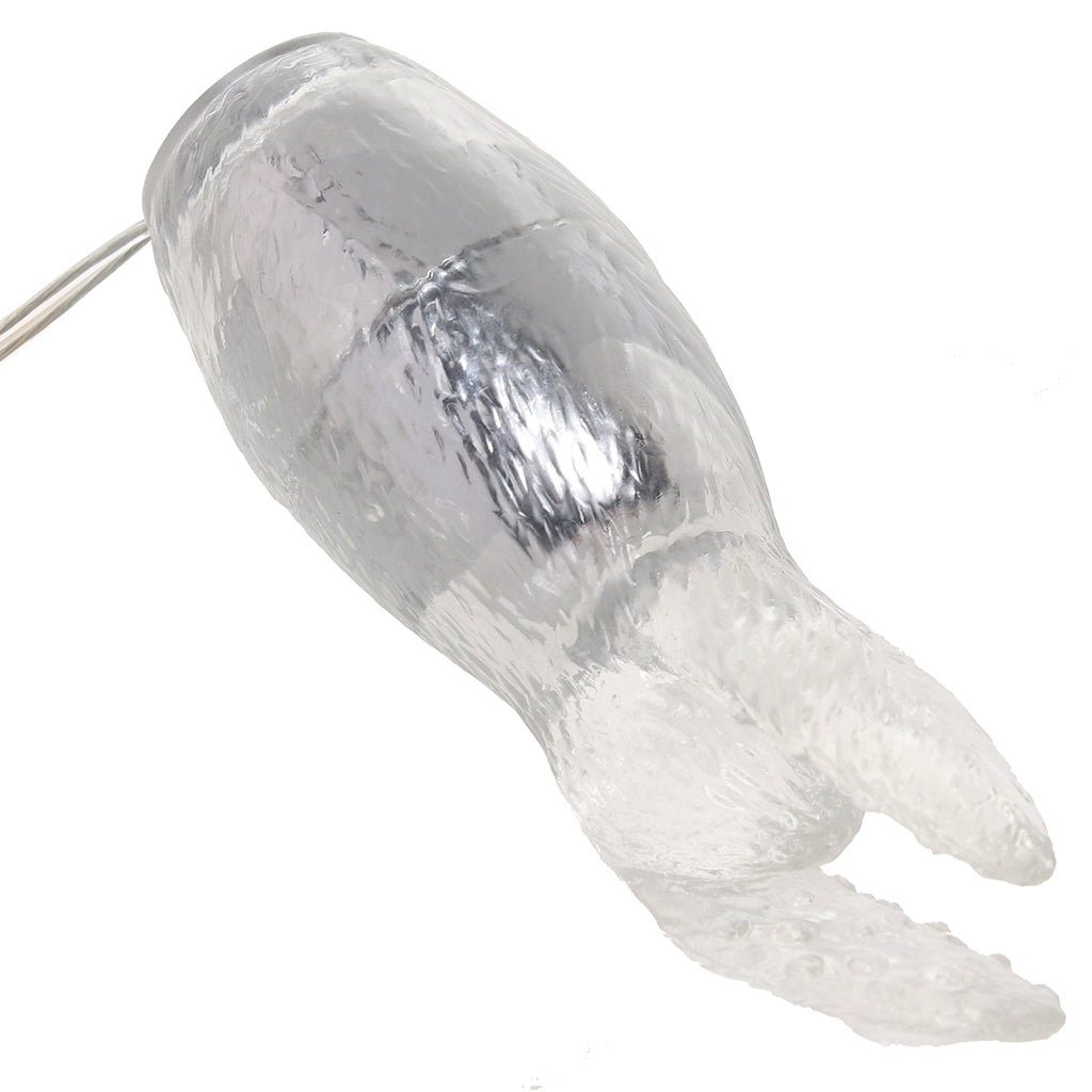 Pocket Exotics Snow Bunny Bullet Vibe in Clear Vibrators > Bullet and Egg Vibrators - Tophatter Daily Deals