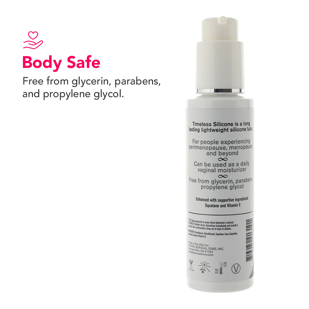 Simply Timeless for Menopause Silicone Lube 4oz/120ml Lubes and Lotions > Silicone Based Sex Lubes - Tophatter Daily Deals