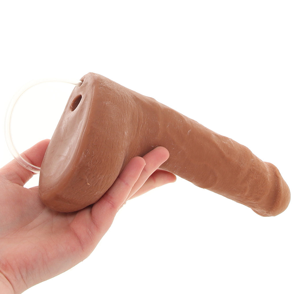 The Realistic 9.5 Inch Squirting Cock in Caramel Dildo Sex Toys > Realistic Dildos - Tophatter Daily Deals