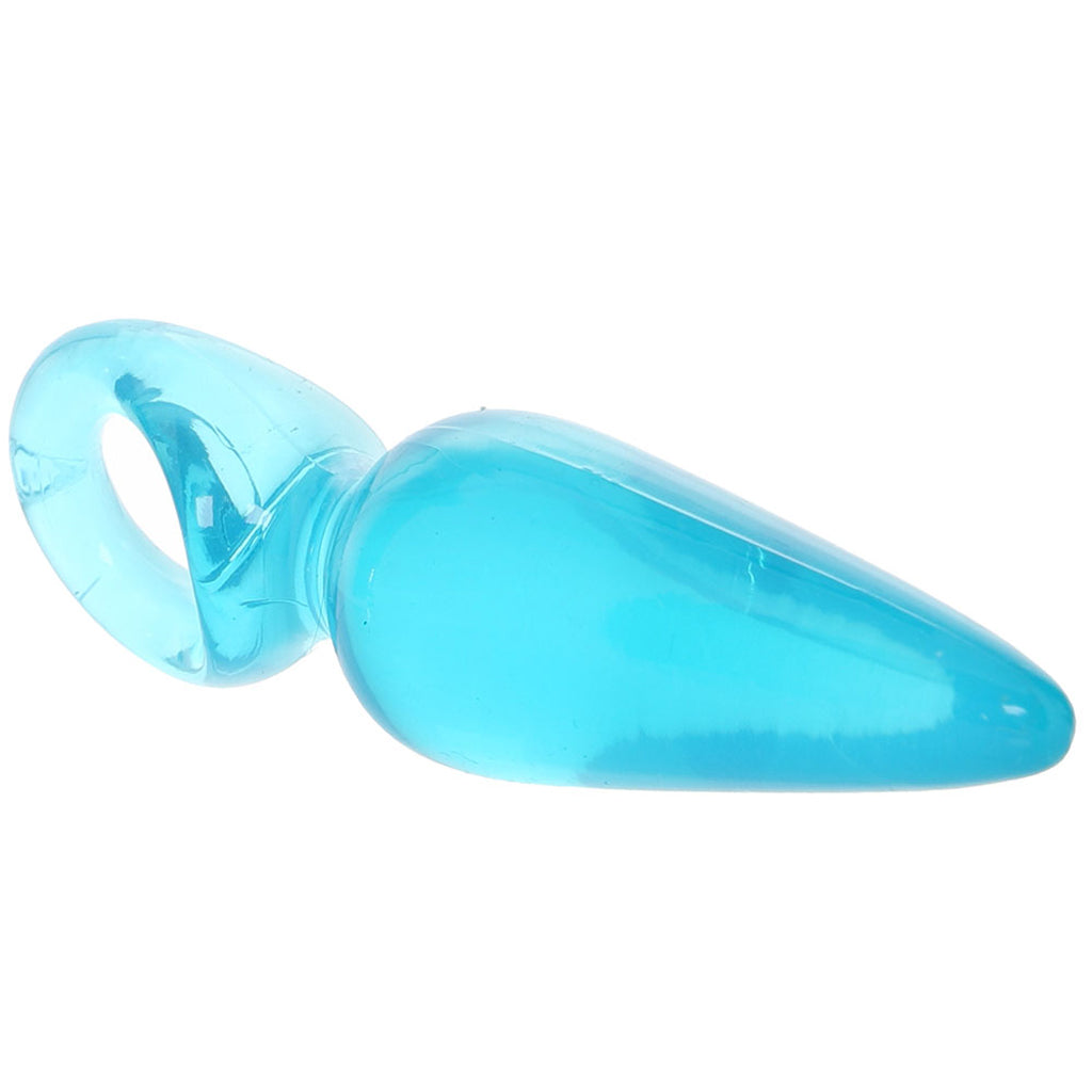 Jolie Pleasures Mini Butt Plug in Aqua - Tophatter's Adult Sex Toys Online Anal Sex Toys > Butt Plugs - Tophatter Daily Deals