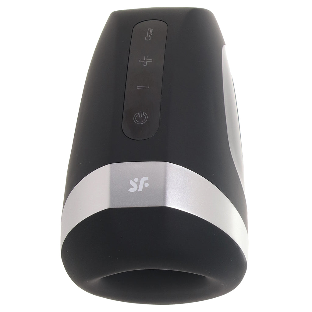 Satisfyer Men Heat & Vibration Stroker Male Masturbators > Vibrating - Tophatter Daily Deals