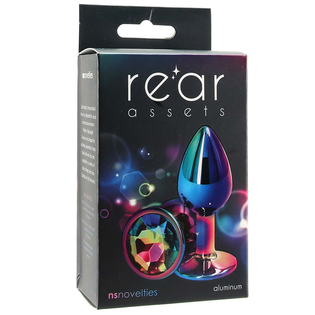 Small Aluminum Plug with Rainbow Gem in Multicolor Anal Sex Toys > Butt Plugs - Tophatter Daily Deals