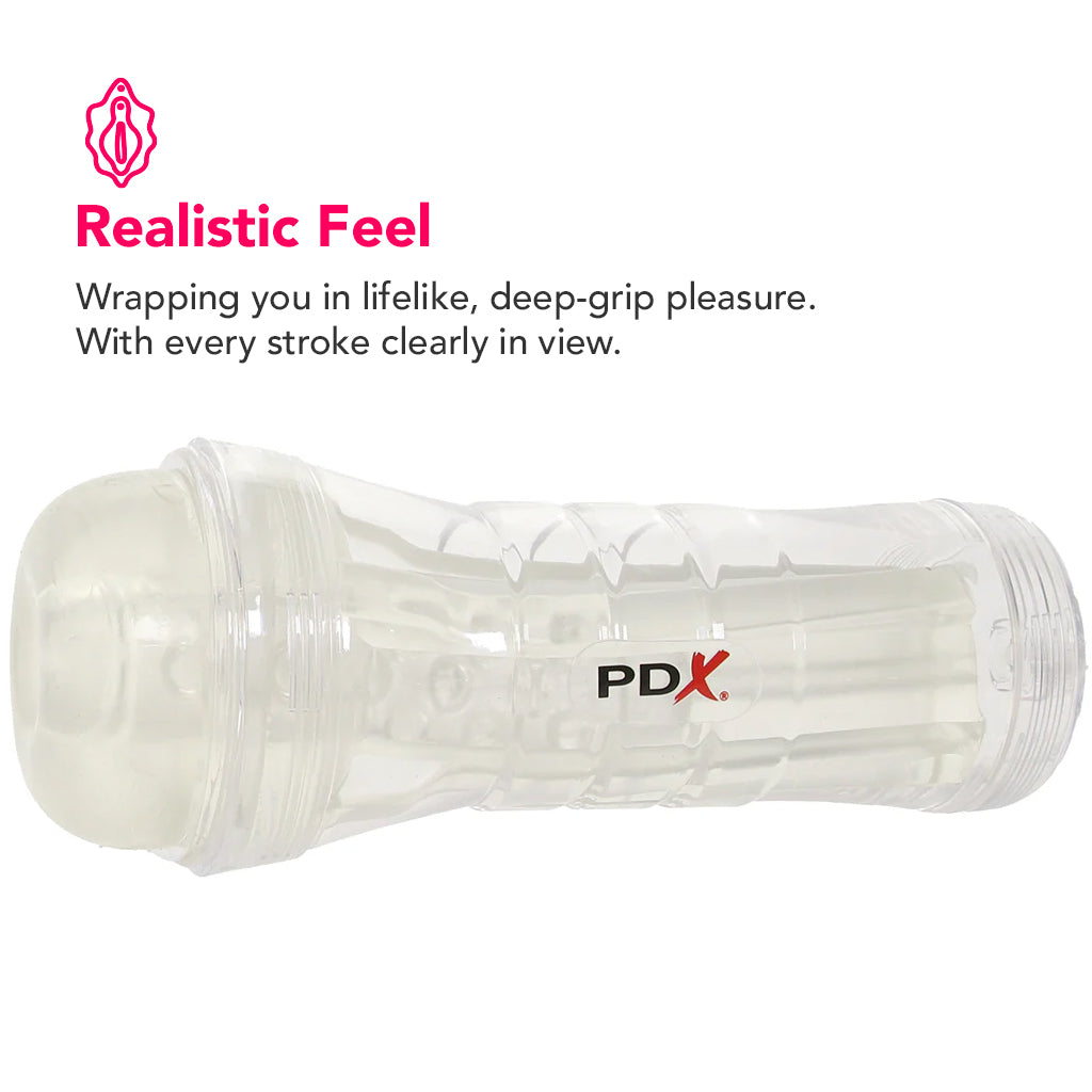 PDX Elite ViewTube Vac XXL Stroker with Hand Pump Male Masturbators > Discreet Masturbators - Tophatter Daily Deals