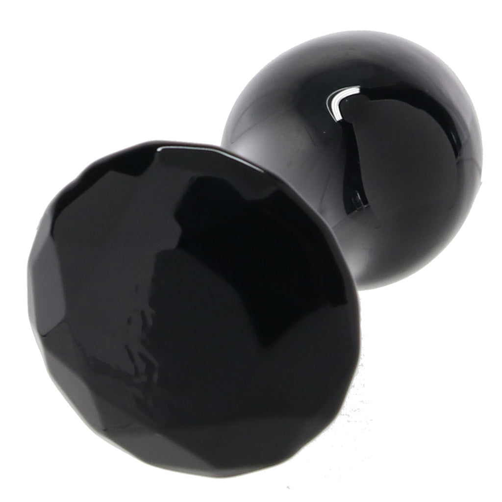 Crystal Glass Gem Plug in Black Anal Sex Toys > Butt Plugs - Tophatter Daily Deals