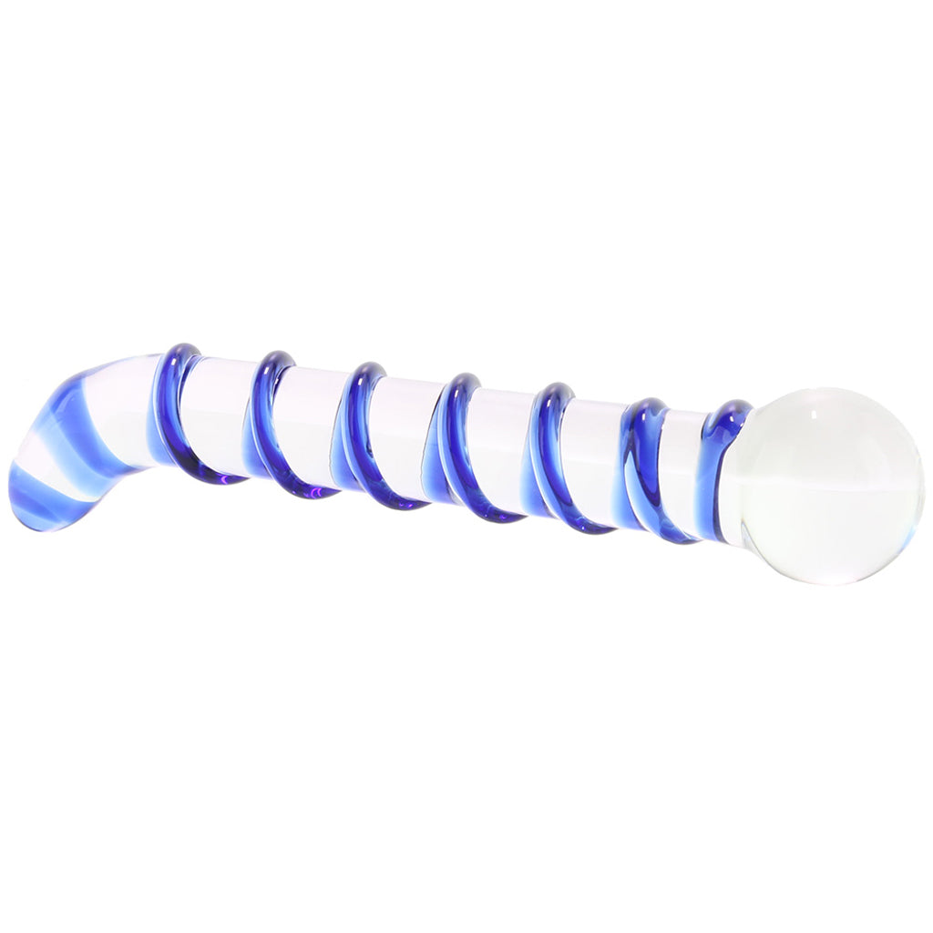 gläs Mr. Swirly 6.5 Inch G-Spot Glass Dildo - Tophatter's Adult Products Dildo Sex Toys > Pyrex Glass Dildos - Tophatter Daily Deals