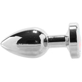 Booty Sparks Silver Light Up Anal Plug in Small - Tophatter's Adult Products Anal Sex Toys > Butt Plugs - Tophatter Daily Deals