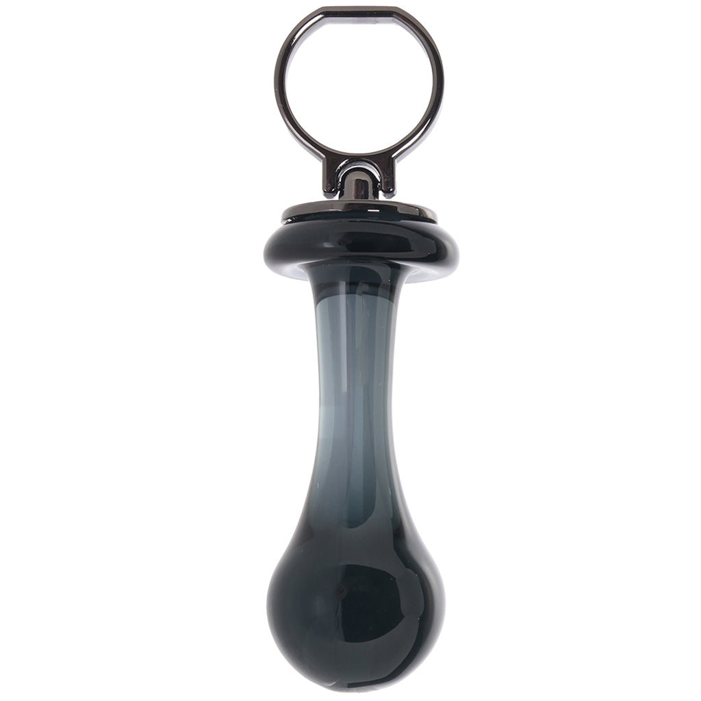 Gender X Blow Pop Glass Plug in Black Anal Sex Toys > Butt Plugs - Tophatter Daily Deals