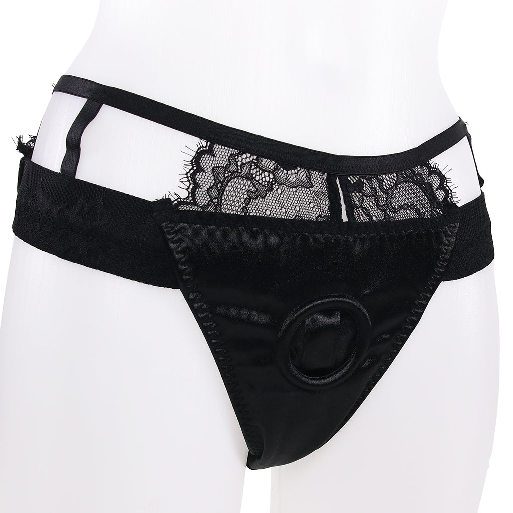 Bedroom Bliss Belle Panty Harness & Garter in Medium - Tophatter's Adult Sex Toys Online Dildo Sex Toys > Strap-On and Harnesses - Tophatter Daily Deals