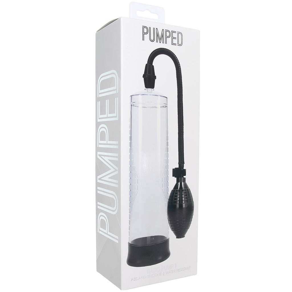 Pumped Basic Pump 1 in Clear - Tophatter's Adult Sex Toys Online Male Enhancement > Penis Pumps - Tophatter Daily Deals
