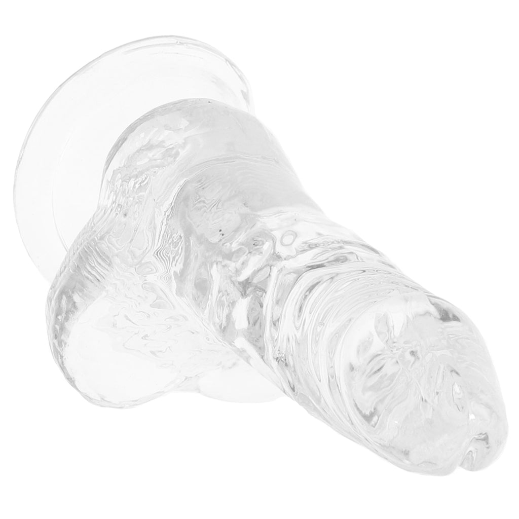 King Cock 4 Inch Ballsy Dildo in Clear - Tophatter's Adult Products Dildo Sex Toys > Realistic Dildos - Tophatter Daily Deals