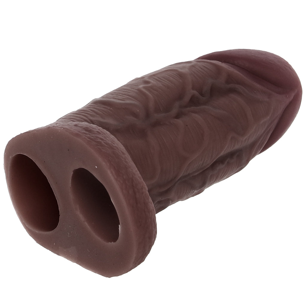 Jock Realistic Thick Silicone Enhancer with Ball Strap in D - Tophatter's Adult Sex Toys Online Male Enhancement > Extenders and Sleeves - Tophatter Daily Deals