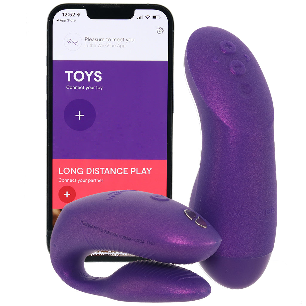 We-Vibe Chorus Pro Couples Vibe in Cosmic Purple Vibrators > G-Spot Vibrators - Tophatter Daily Deals