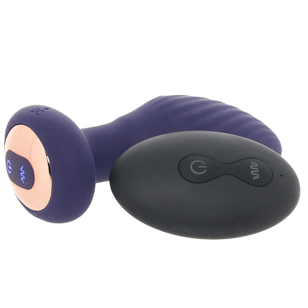 The Royale Rotating Vibrating Butt Plug Anal Sex Toys > Butt Plugs - Tophatter Daily Deals