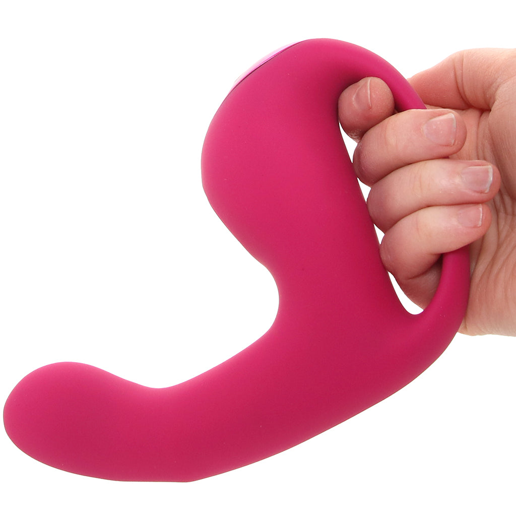 Riko Triple Thumping Finger Motion Vibe in Pink Vibrators > G-Spot Vibrators - Tophatter Daily Deals