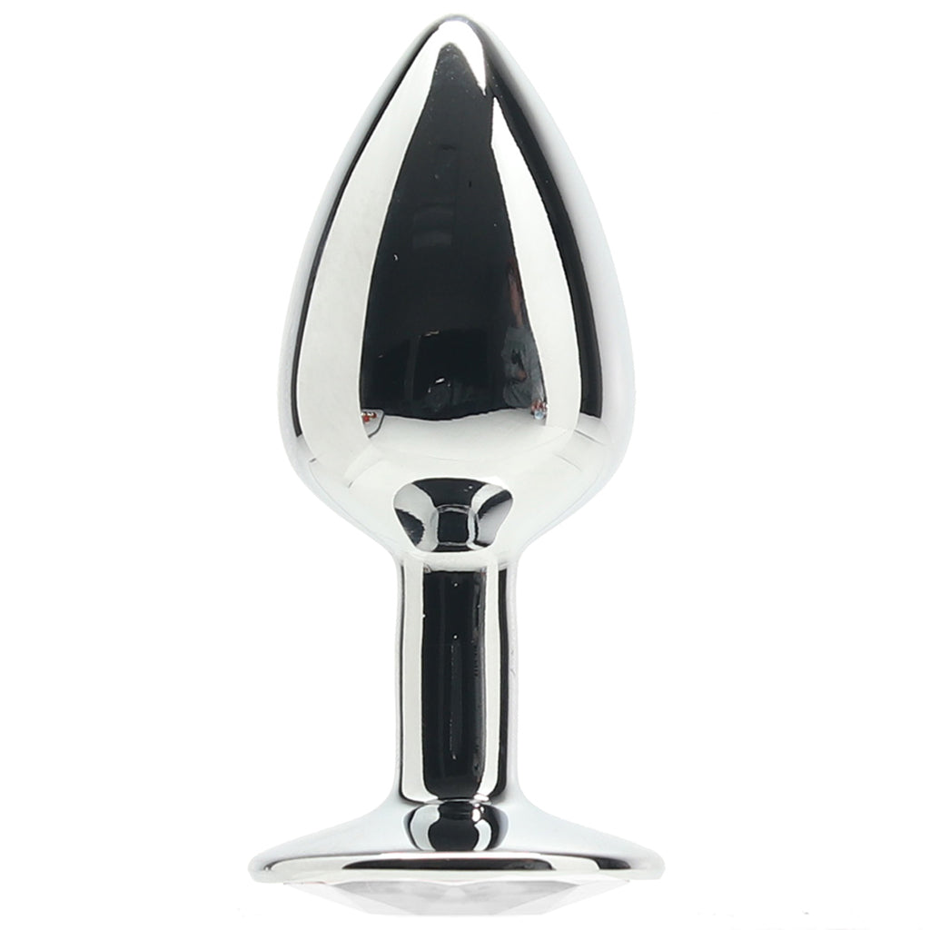Ouch! Round Gem Silver Plug in Small Anal Sex Toys > Butt Plugs - Tophatter Daily Deals