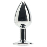 Ouch! Round Gem Silver Plug in Small Anal Sex Toys > Butt Plugs - Tophatter Daily Deals